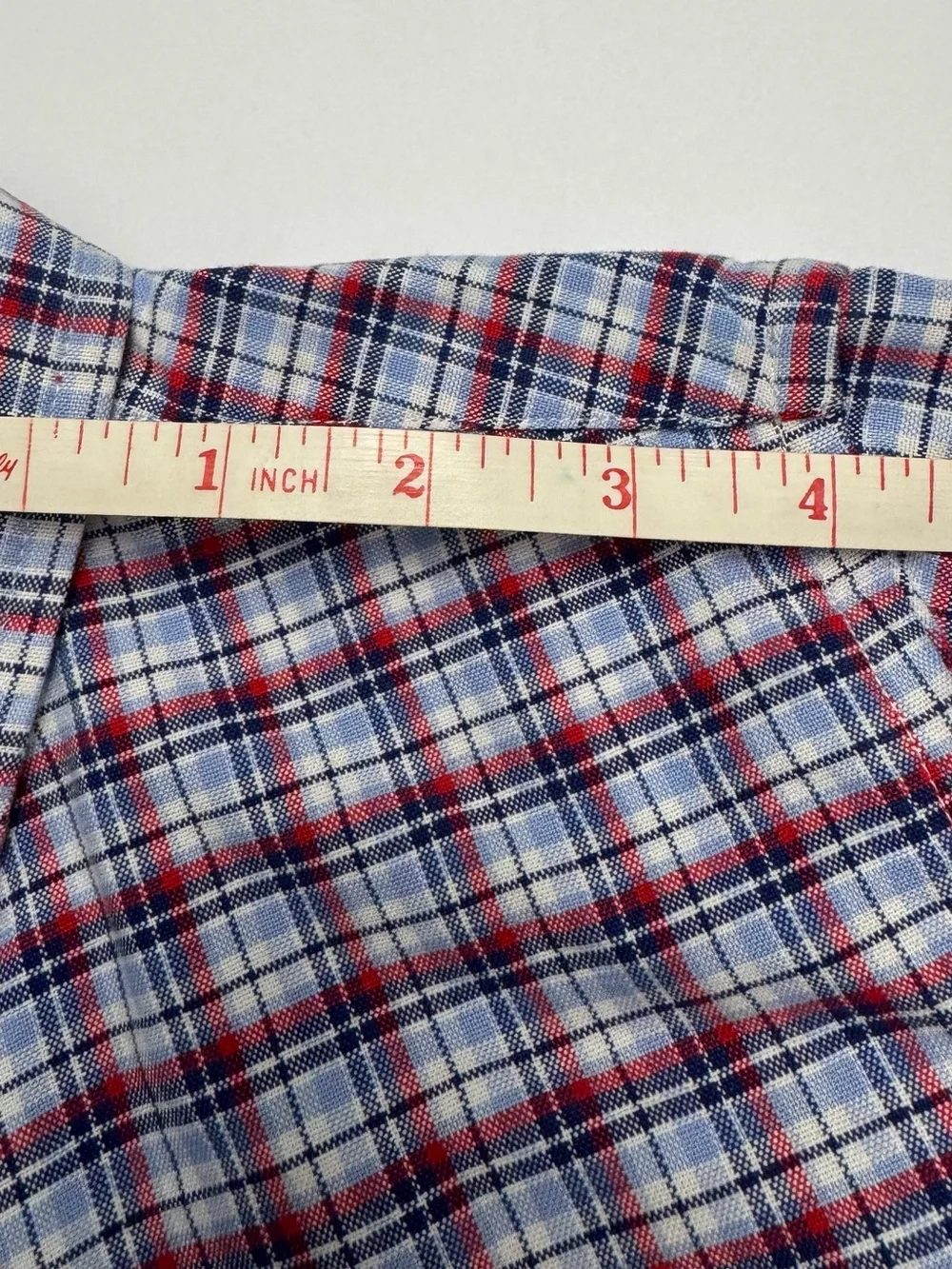 Ralph Lauren Boys Plaid Button-Down Shirt - Blue & Red Plaid Size M (10-12)